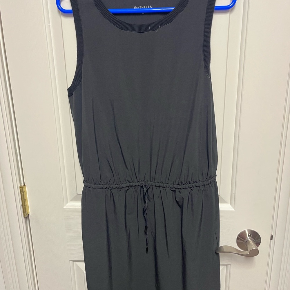 Athleta Sleeveless Drawstring Dress